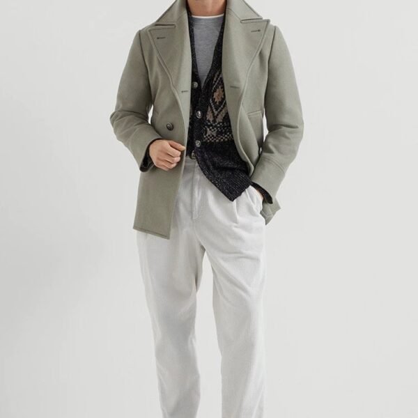 Mid-Length Hooded Goose Down Jacket