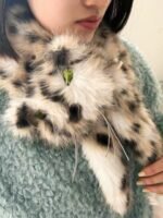 2025 Winter New Style Elegant Premium Double-Sided Wool Blend White Duck Down Jacket