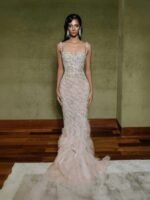 2025 New Style Heavy Craft Mermaid Sequin Slip Maxi Dress