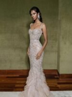 2025 New Style Heavy Craft Mermaid Sequin Slip Maxi Dress