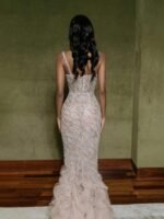 2025 New Style Heavy Craft Mermaid Sequin Slip Maxi Dress